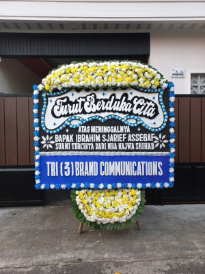 Papan Bunga Duka di Mawani